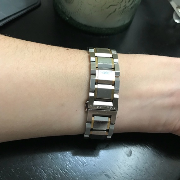 Rose Gold Two tone Burberry Watch - Picture 2 of 7